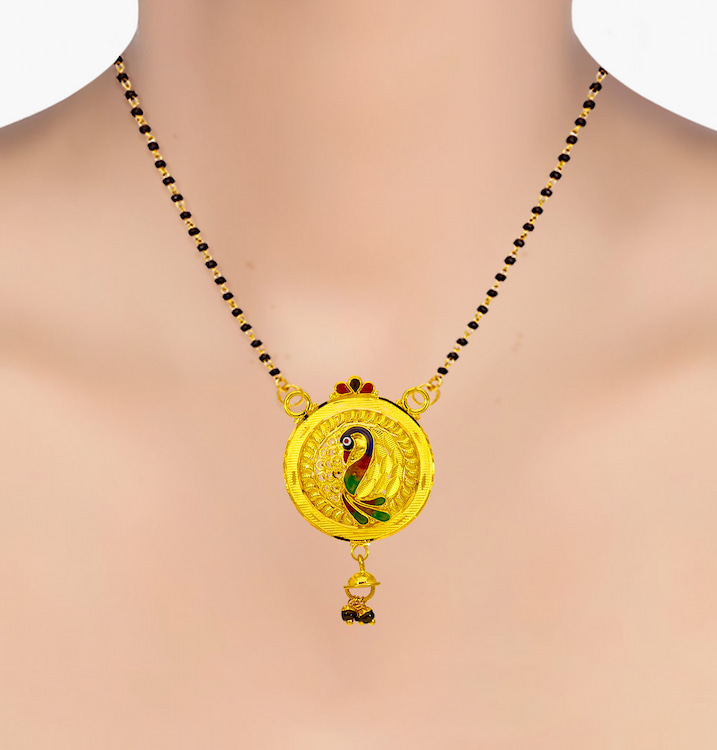 The Quivering Peacock Mangalsutra